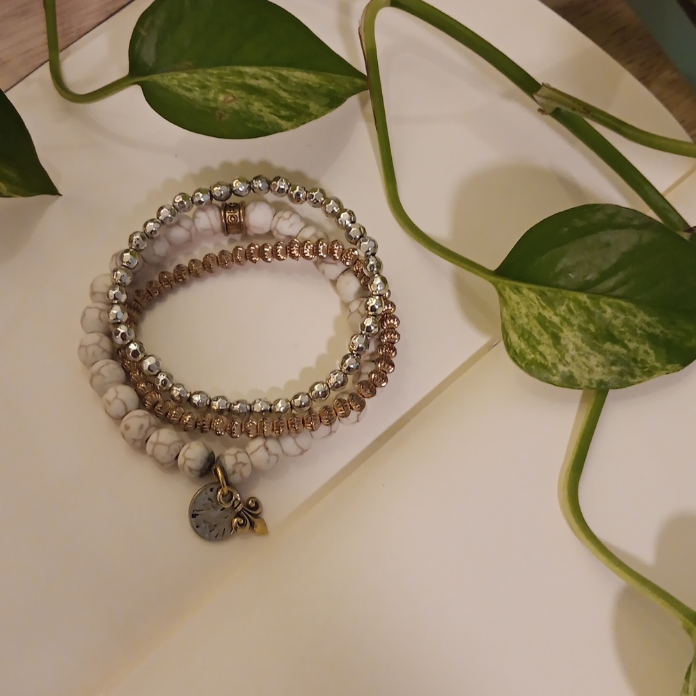 Set of 3 Beaded bracelets